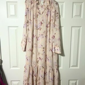 H&M Floral Long Sleeve Dress